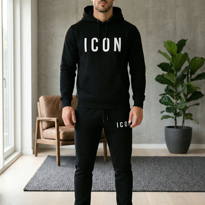 Herrars mysset "Callum" med hoodie och joggers för avkoppling. Bekvämt tvådelat loungewear set i modern stil.