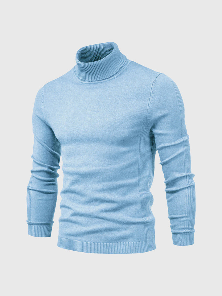 Bekväm & elegant herrpolotröja, "Mason" slim fit, långärmad för kalla dagar.