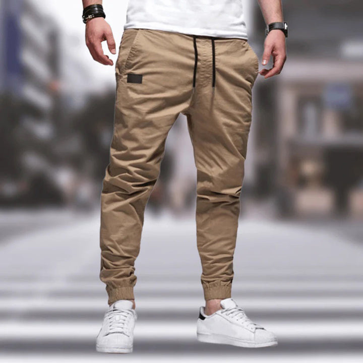 Herrar i beige cargobyxor Ragnar