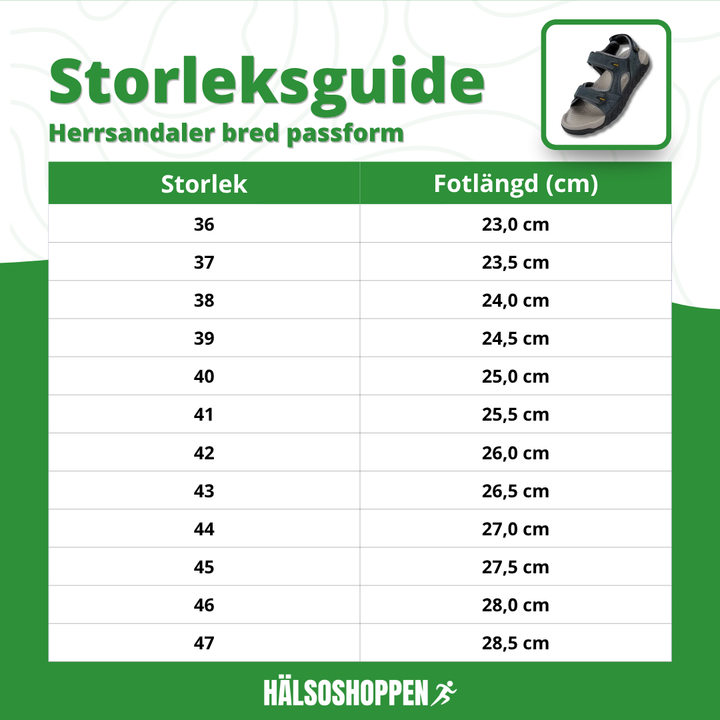 Mångsidiga bekväma herrsandaler med bred passform. Ideala för vardag, semester och avkoppling.