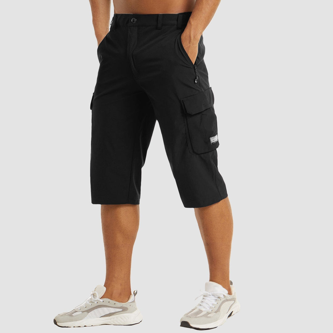 Robusta cargo shorts för män, snabbtorkande och slitstarka. Ideala för vandring & uteliv.
