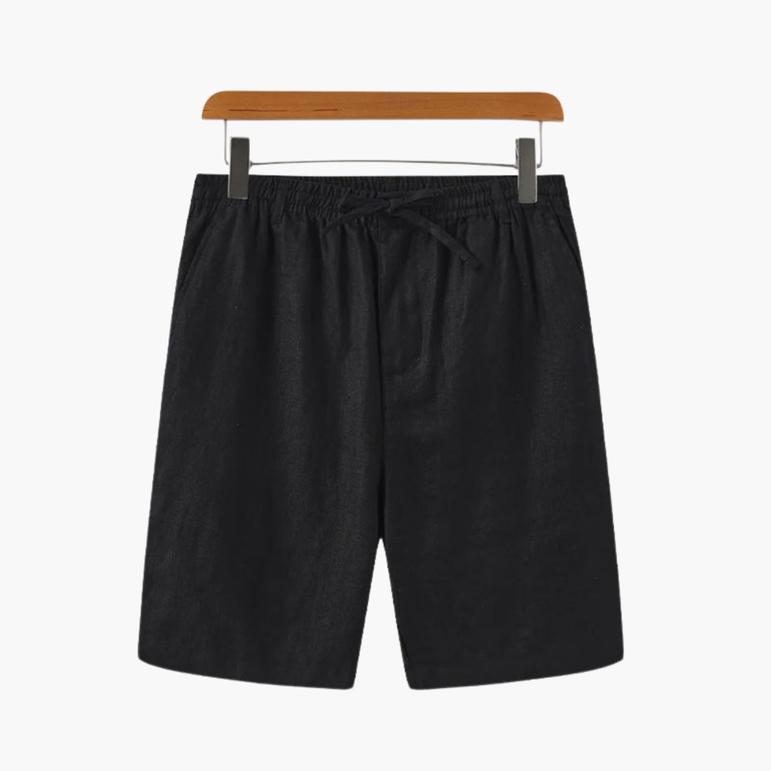 Stilrena casual herrshorts med elastisk midja och rymliga fickor. Perfekta vardagsshorts för avkoppling.