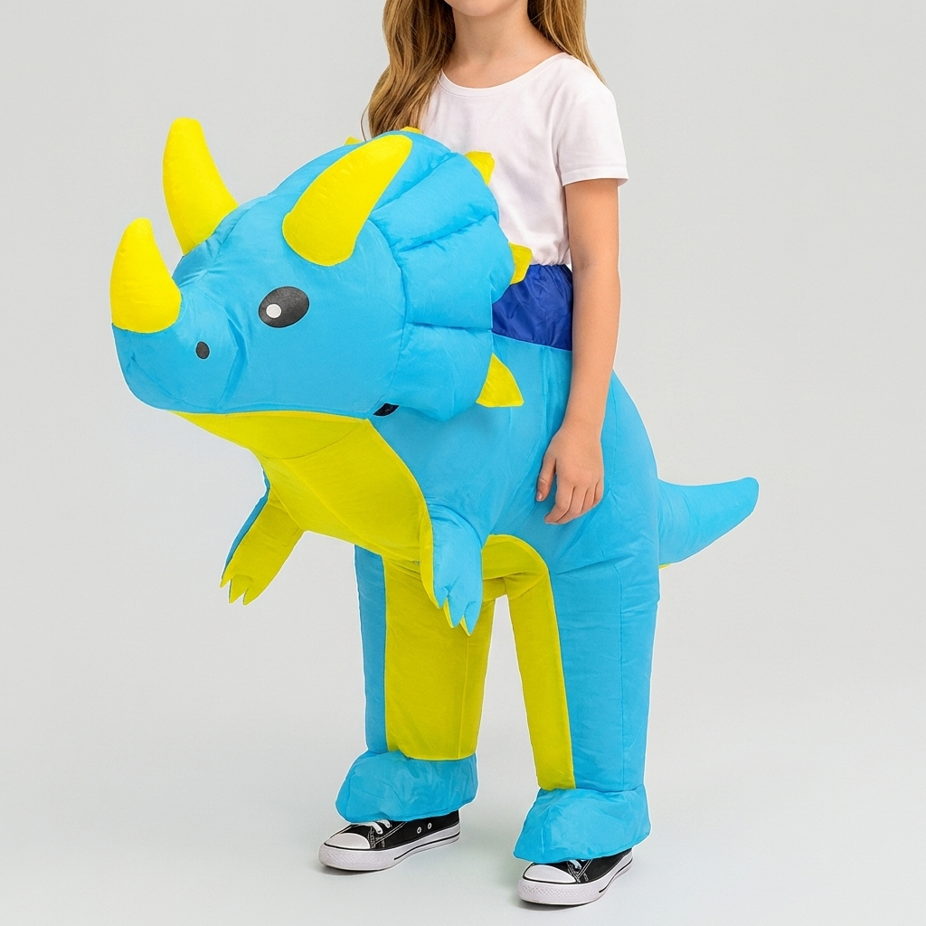 Hög kvalitet på dinosauriekostym för barn, perfekt för maskeraden