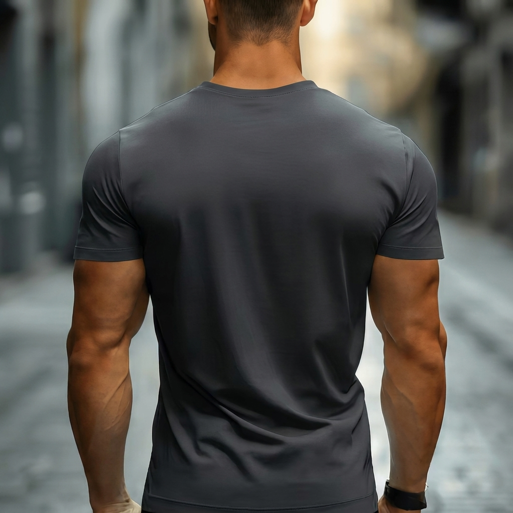 Sportkläder t-shirt som matchas med streetwear