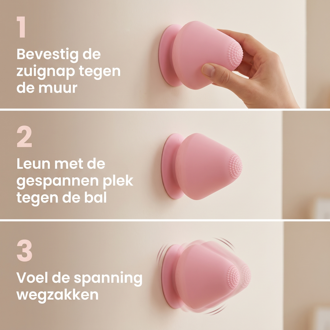 Ergonomisk massageenhet för nackmassage och djupgående återhämtning
