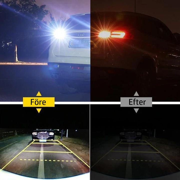 "Högkvalitativt LED bakljus för bilar med 48 SMD LED-chips, ger kraftfullt ljus och elegant design, förbättrar säkerhet."