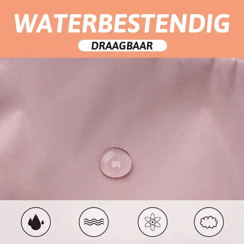 Vattentät hopfällbar reseväska. Skyddar dina tillhörigheter i alla väder. Perfekt för äventyr.