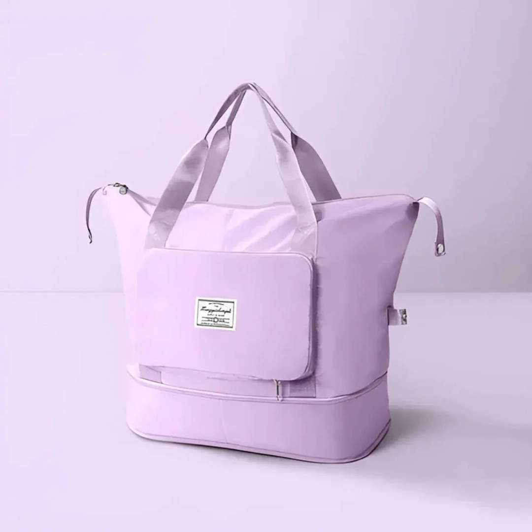 Slitstark unisex FlexPack resväska, hopfällbar och helt vattentät för trygg transport av packning.