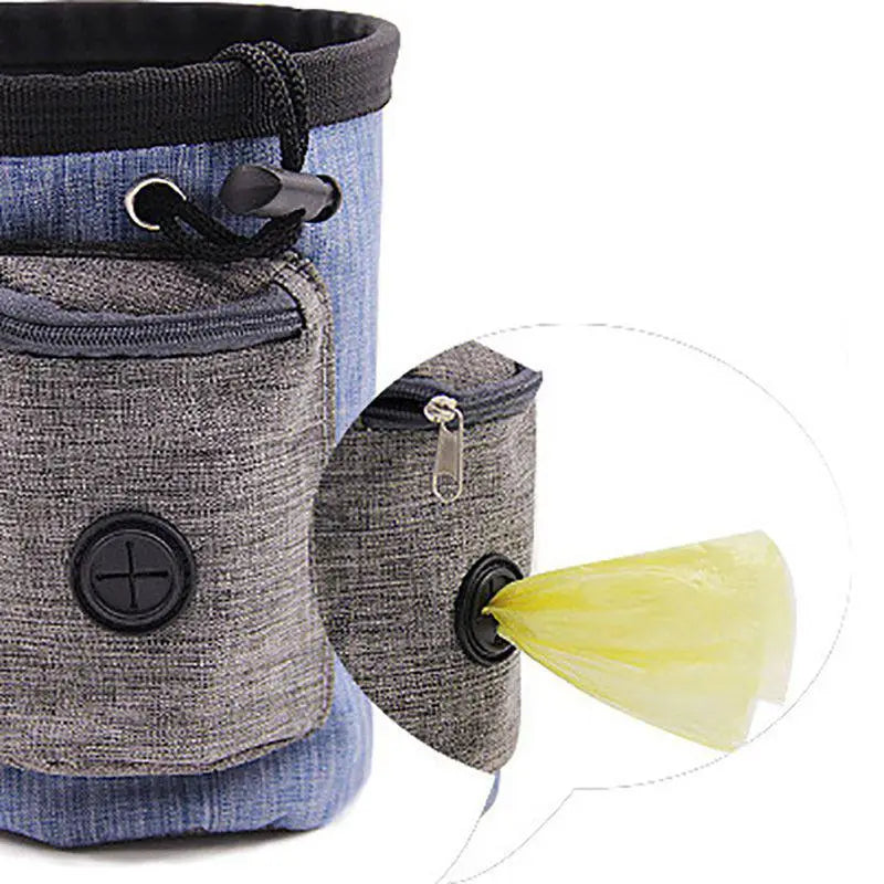 Bärbar hundbajspåse dispenser för hygieniska hundpromenader, viktig hundutrustning.