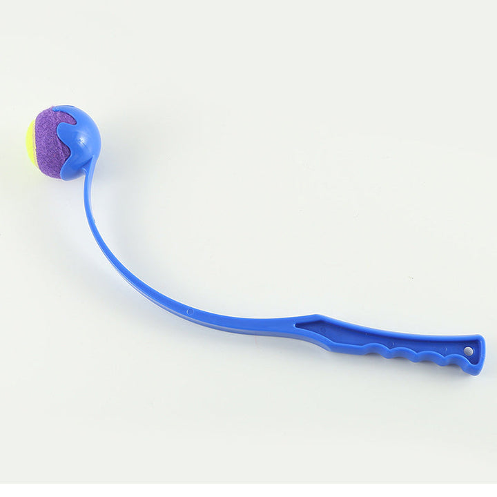 Mångsidig kastleksak för husdjur, lämplig för både inomhus- och utomhuslek. Med bekvämt ergonomiskt handtag.