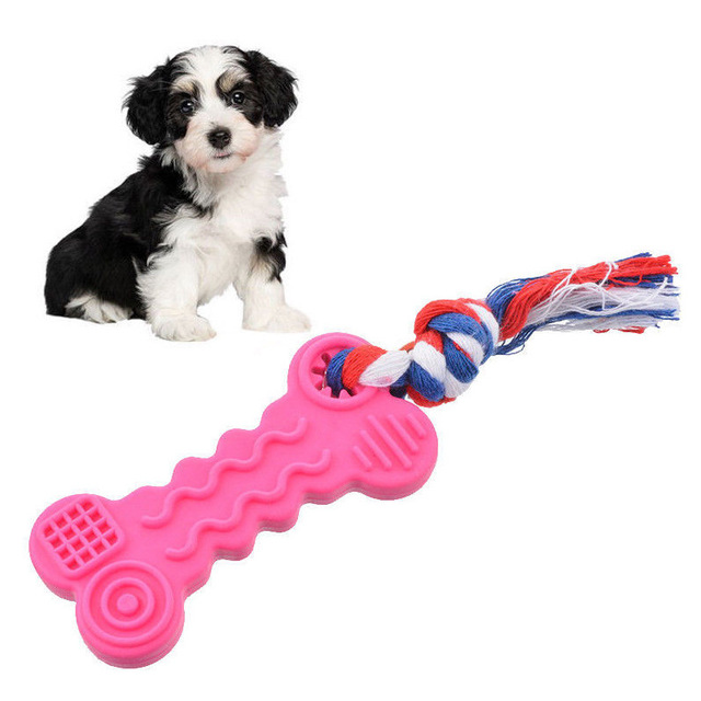 Hundleksak för tandrengöring, minskar plack och aktiverar din hund. Perfekt för munhälsa och lek.