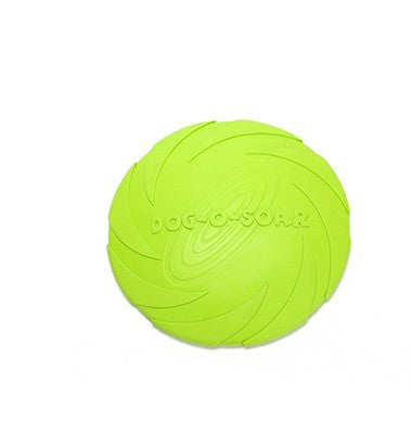 Lekfull flygande disc hundleksak för hundens motion, aktivering och roliga utomhuslekar.