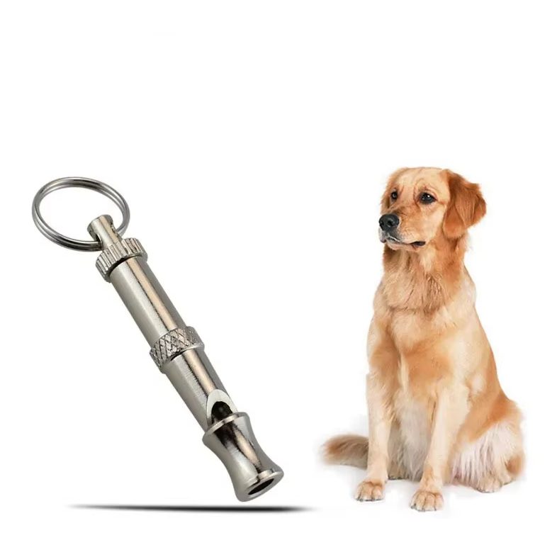 Robust djurtillbehör: en hundpipa i metall för konsekvent hundträning och kommandon.