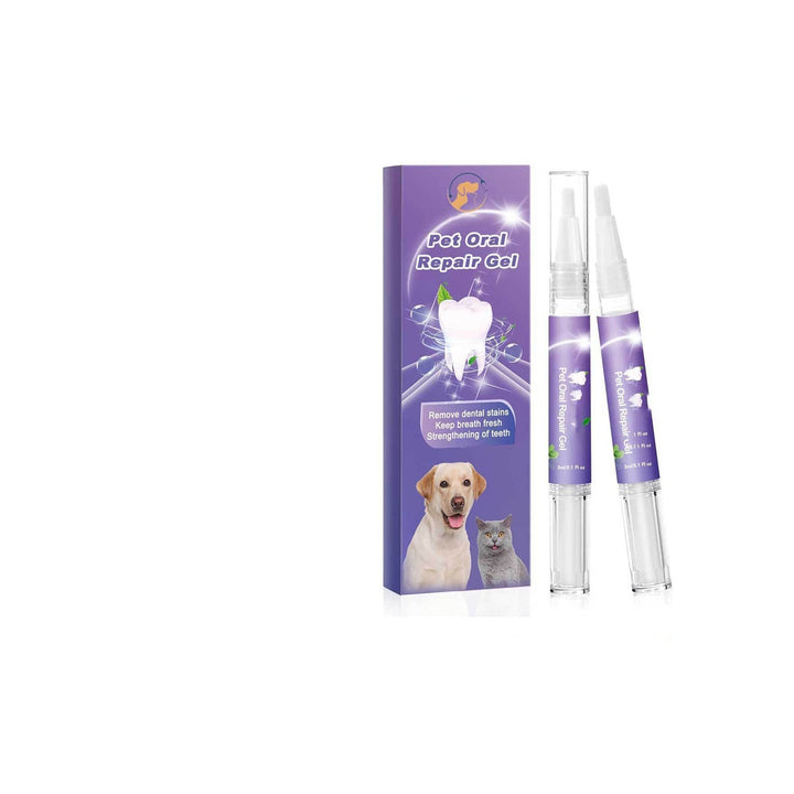 Förpackning med Husdjur Tandgel 2-pack. Oumbärlig för daglig munvård hos hundar & katter, ger friska tänder.