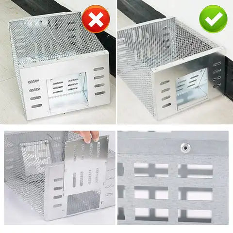Kompakt gnagarfälla för diskret placering i hem, förråd eller kontor. Effektiv och kemikaliefri.