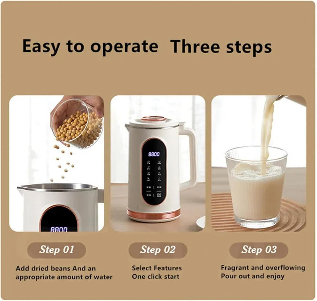 Multifunktionell smoothiemaskin och mjölkmaskin i modern design