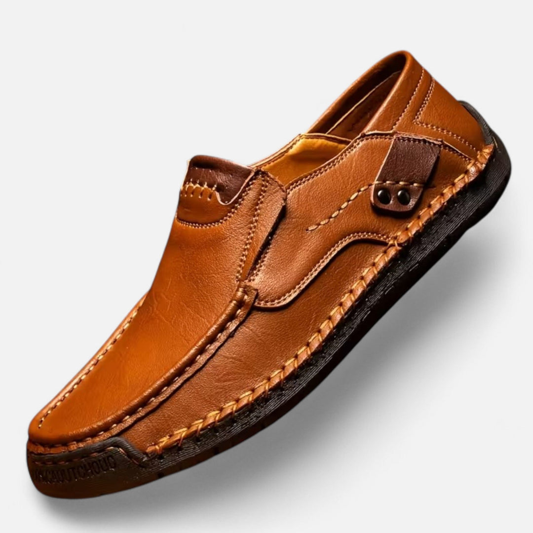 Bruna Valmonti slip-on skor för herrar i lättviktsmodell