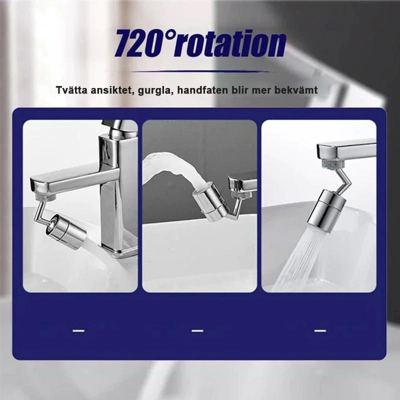 "Industriell kopparkran med sprayfilter, robust design, kromfinish, idealisk för badrum och kommersiell användning."