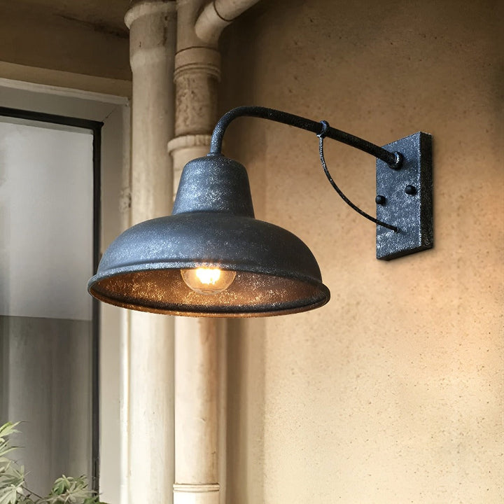 Aisle industriell vägglampa. Klassisk designlampa med antik finish för väggdekoration.