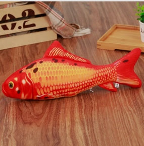 Set med interaktiva fjäderfisk kattleksaker med kattmynta för flera katter eller extra skoj.