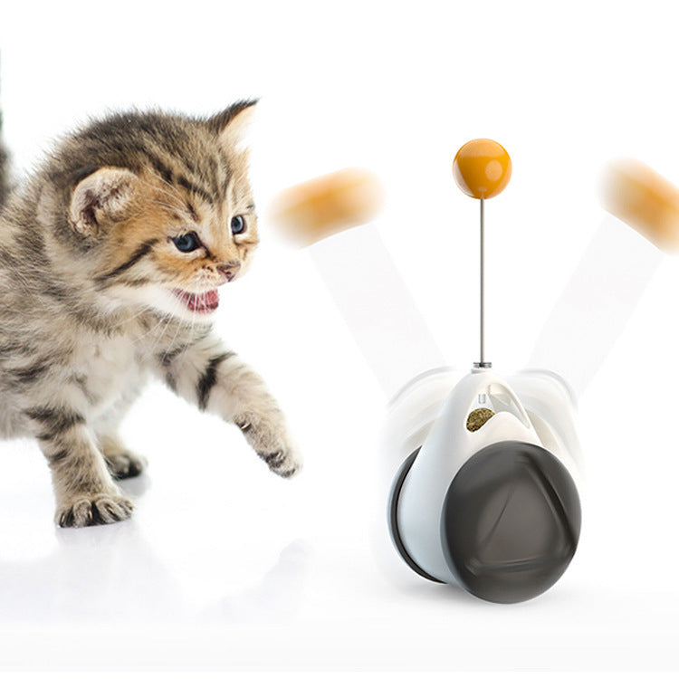 Interaktiv kattleksak som stimulerar kattens jaktinstinkt; perfekt för lek och aktivering.