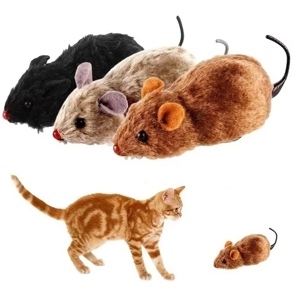 Vit interaktiv musleksak till katt, designad för engagerande jaktlek och mental stimulans.