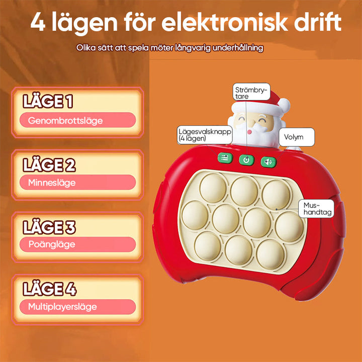 Interaktiv pusselspelkonsol för barn med färgglada figurer, tränar kognitiva färdigheter och fantasi, säker plast