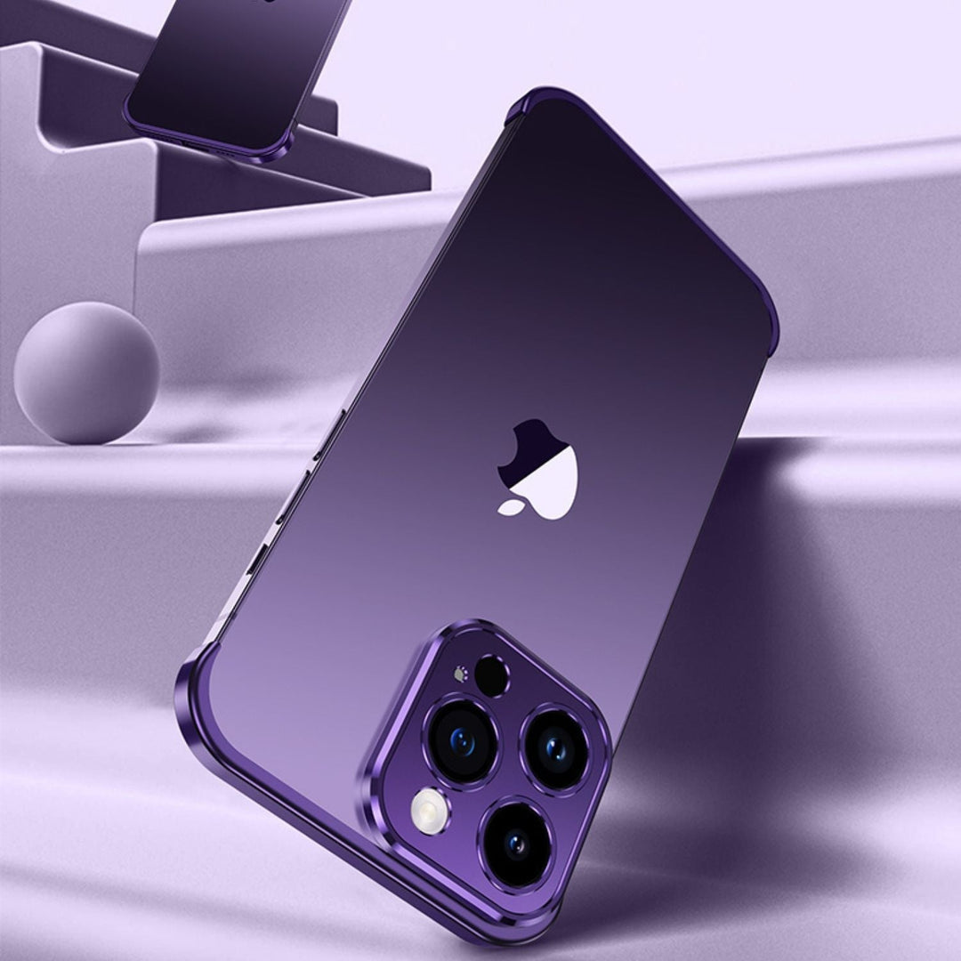 Slimmat metallskal för iPhone-tillbehör