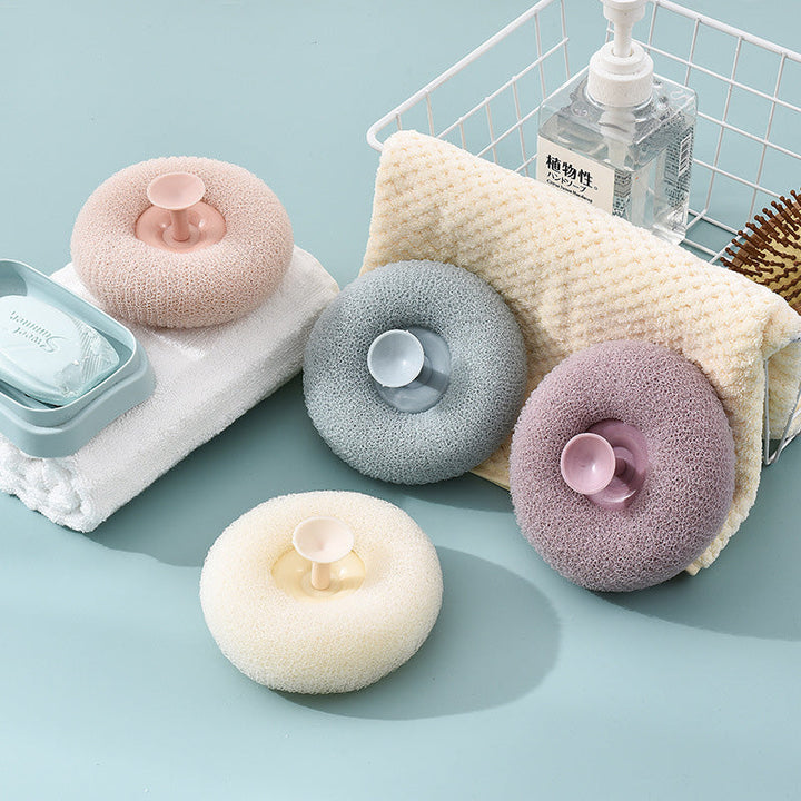Japanska Silhuett Badbomber i beige, rosa, blå eller grön, unik stil och ergonomisk design för lyxigt bad.