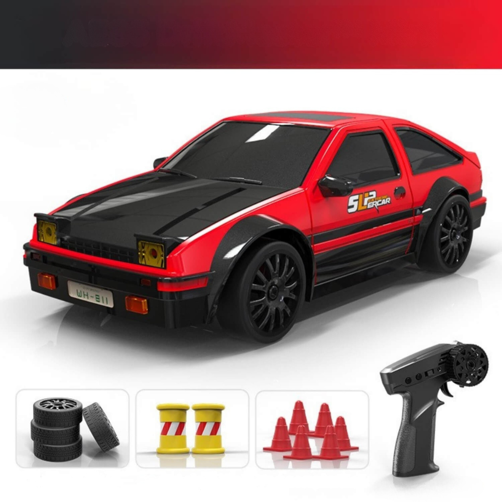 RC bil för drifting, robust leksak med snabbladdning