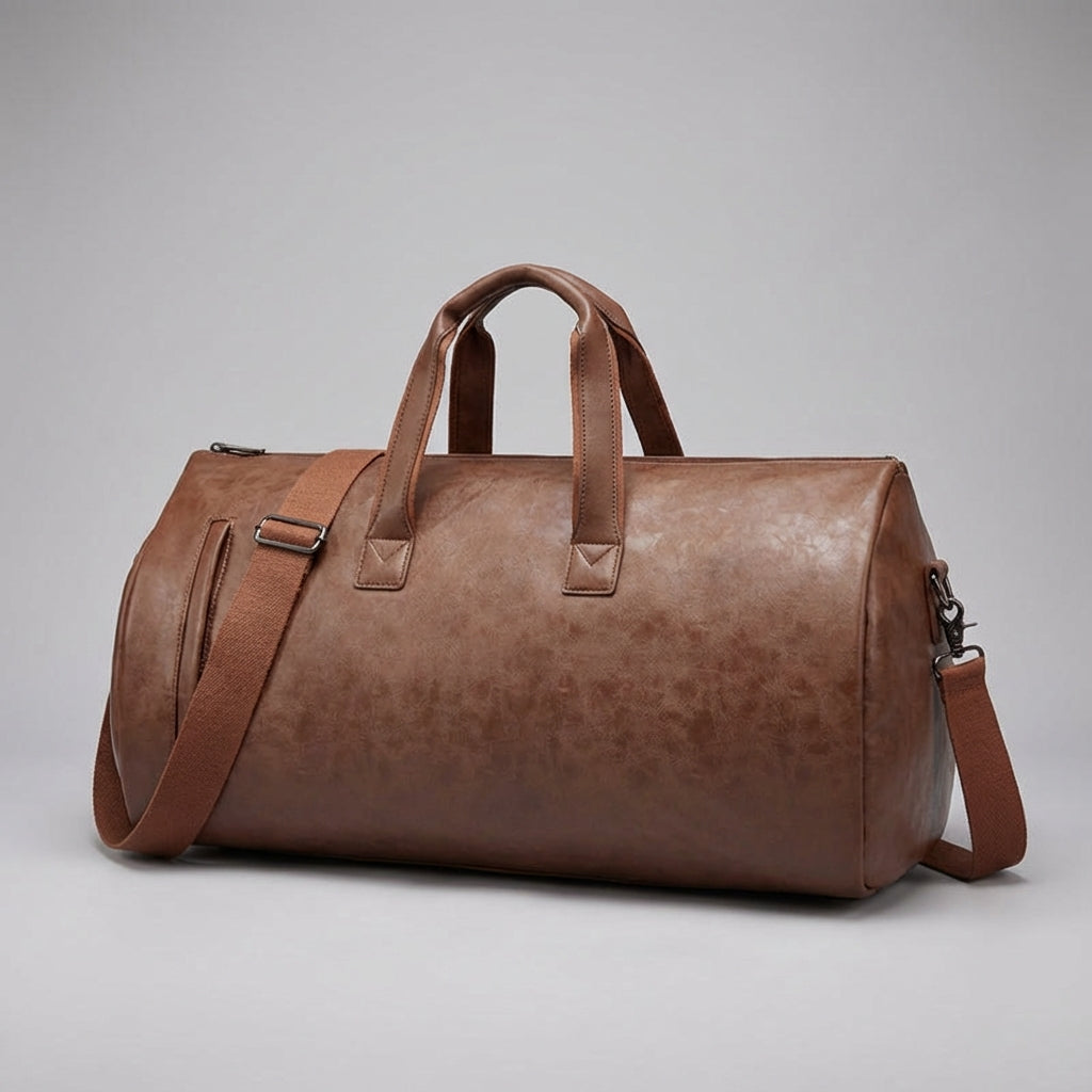 Snygg Journeo weekendväska, perfekt som handbagage. Rymlig och stilren duffelväska för bekväma flyg- och tågresor.