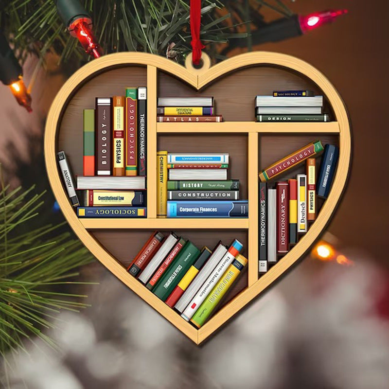 "Julbok trä ornamentset, elegant akrylprydnad som reflekterar ljus, perfekt för festlig dekoration och present."
