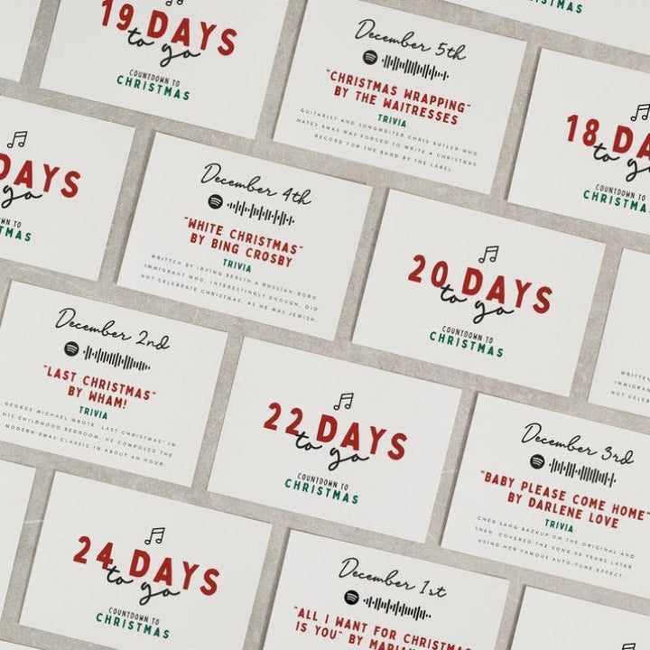 "Julkalender för vuxna med 24 återanvändbara, charmiga adventskort, perfekt för filmälskare, eleganta och hållbara."