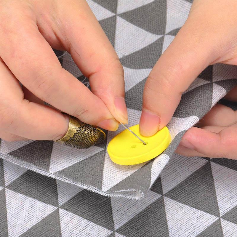 "Justerbar kopparfingerborg för sömnad, skyddande, greppvänlig design, perfekt för hantverk och quilting."