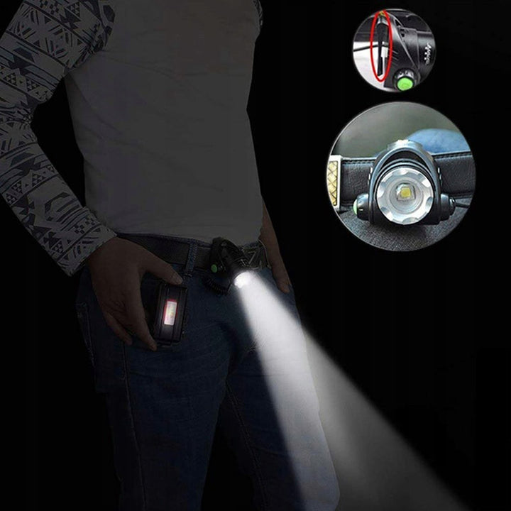 "Justerbar LED utomhusstrålkastare, vattentät design, i aluminium, lyser starkt upp med upp till 800 lumen."