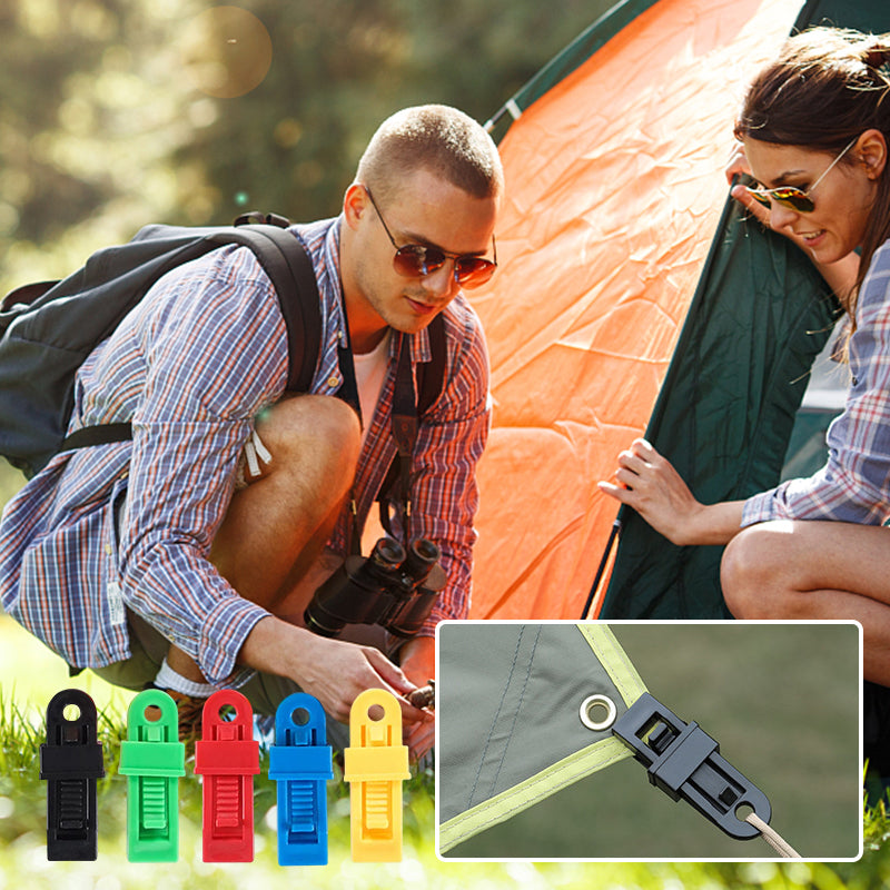 "Justerbara låsgrepp i slitstarkt PA-material, designade för utomhusbruk. Perfekta för båt, camping eller picknick."