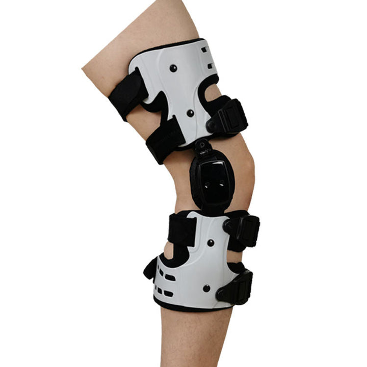 Ergonomiskt justerbart knäbandage, ger komfort och stöd vid artros, sport eller återhämtning.