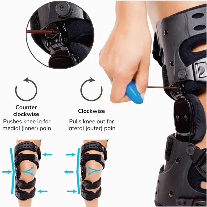 Medicinskt knäbandage för benstöd, smärtlindring och förbättrad hälsa. Unisex och lätt att justera.