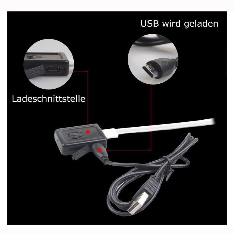 "Justerbart LED hundhalsband för nattbruk, nylon, synligt i mörker med blått, rött eller gult ljus, unisex design."
