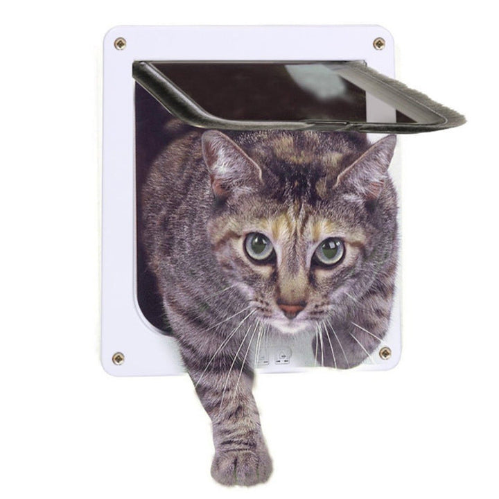 Hållbar kattlucka för katter, enkel att installera. Ger frihet & självständighet för husdjur inomhus och utomhus.