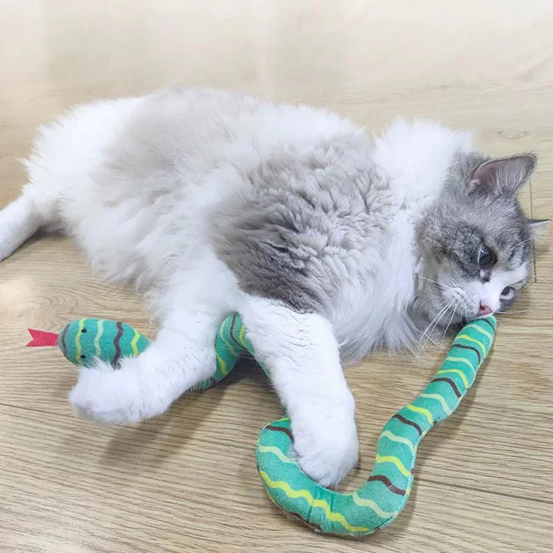 Stimulerande ormleksak med kattmynta för katt. Perfekt för aktivitet, lek & att väcka jaktinstinkt.