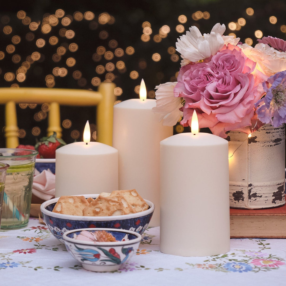 Dekorativa LED-ljus för trädgård och uteplats kvällstid