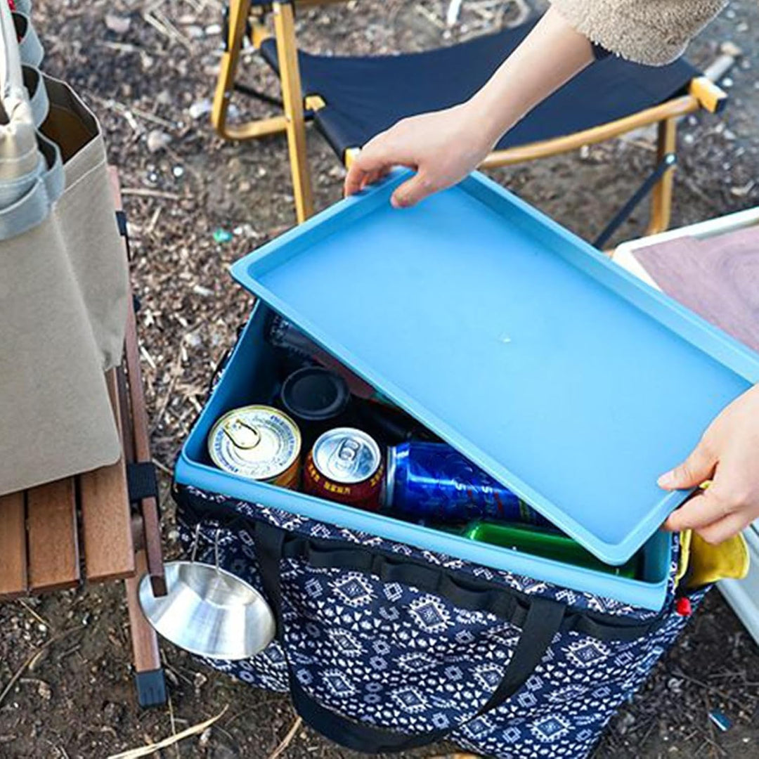 Vattentät Norvane förvaringsväska i marinblått. Idealisk för organiserad camping och resor.