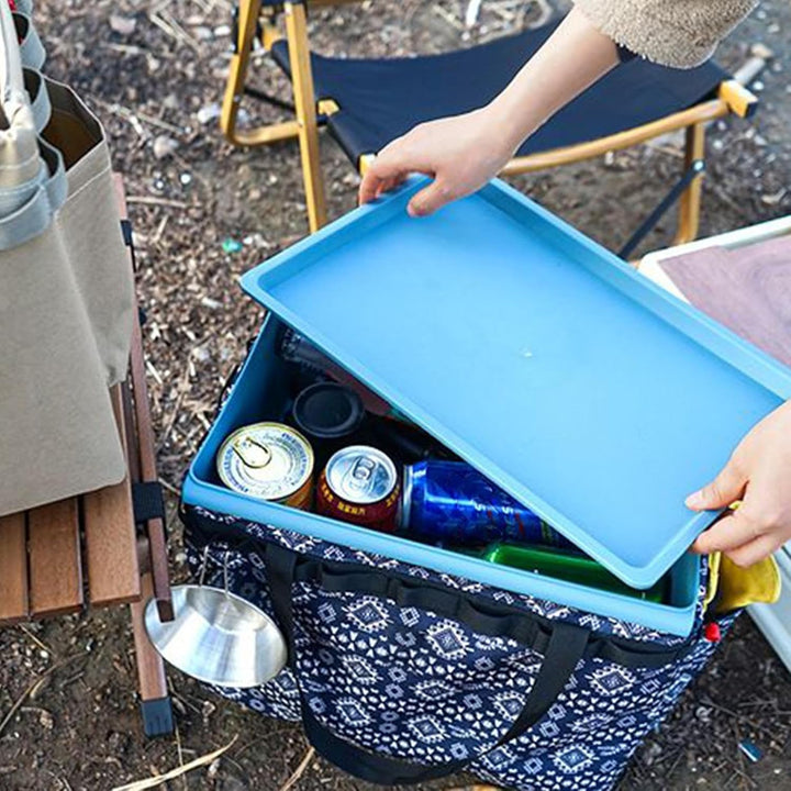 Vattentät Norvane förvaringsväska i marinblått. Idealisk för organiserad camping och resor.