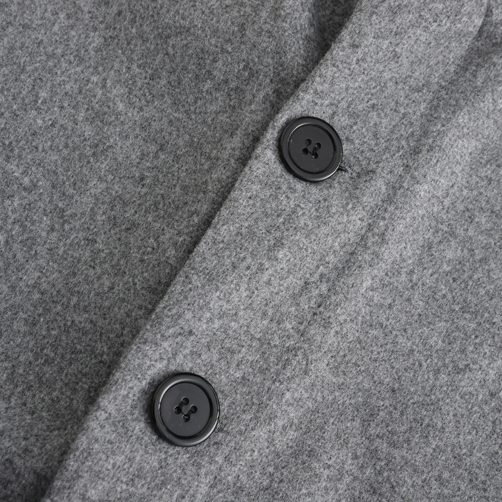 Elegant herrjacka, mörk klassisk vinterjacka med slim fit som håller dig varm.