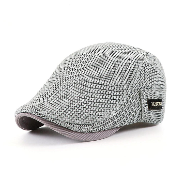 Elegant strukturerad herrskeps. Tidlös klassisk keps som kompletterar din stil, justerbar och bekväm för alla tillfällen.