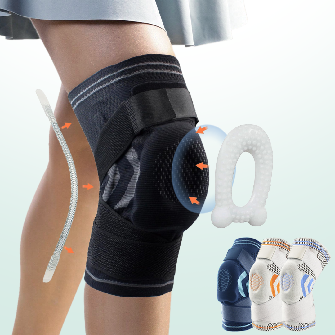 Ergonomiskt knäskydd för effektiv smärtlindring och kompression vid träning