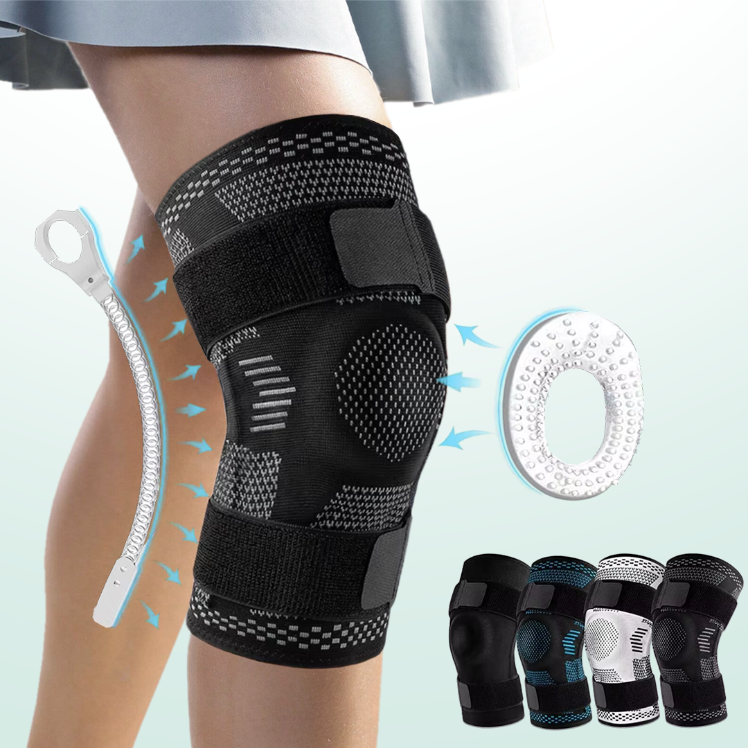 Stadigt knästöd i flexibelt material för maximal rörelsefrihet