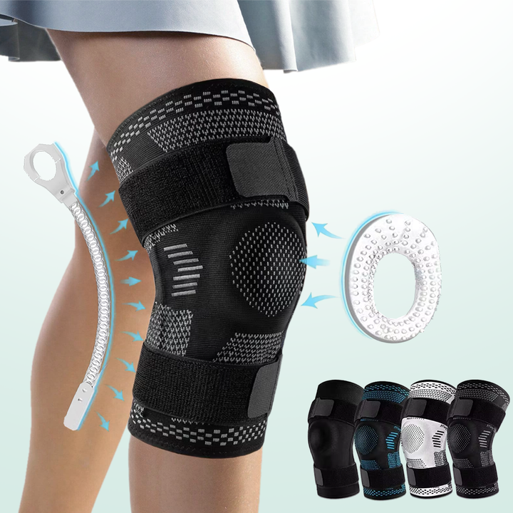 Stadigt knästöd i flexibelt material för maximal rörelsefrihet