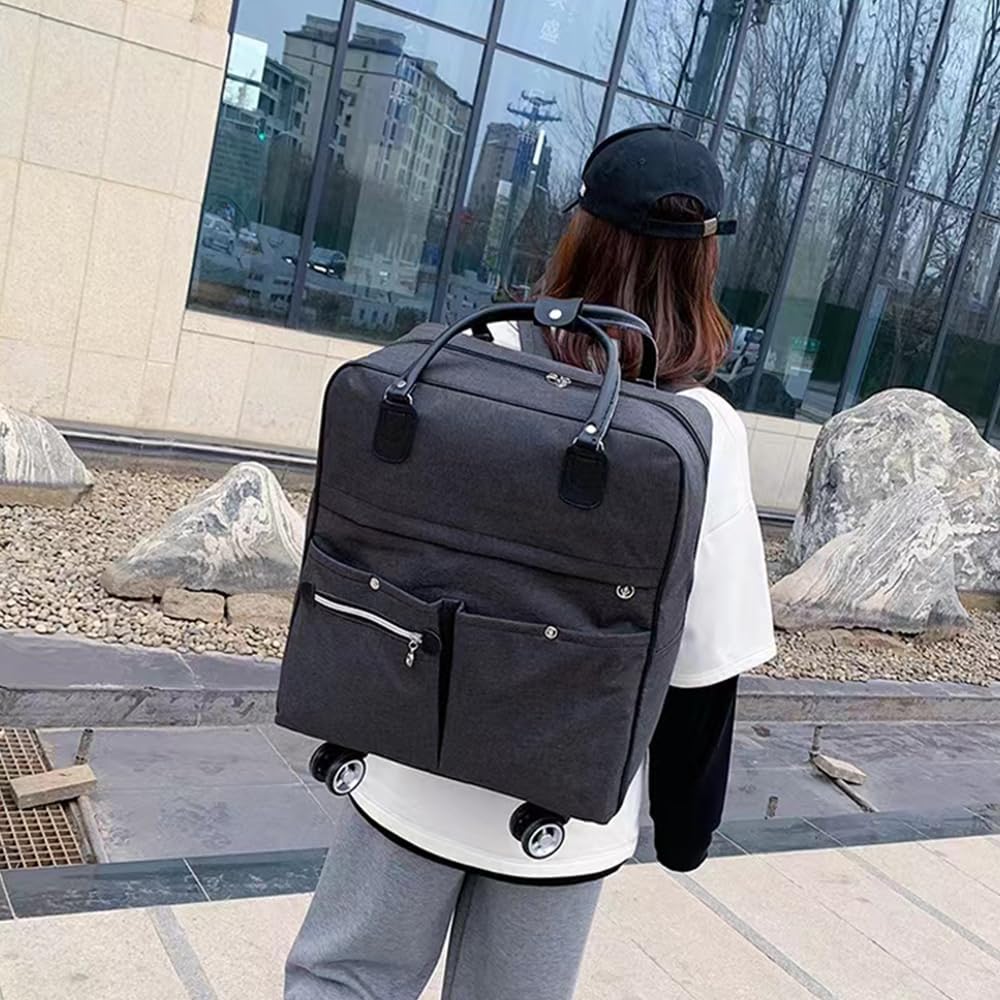 Mångsidig SwiftCabin reseväska med spinnerhjul, perfekt som handbagage. Kompakt och smidig för alla resor.